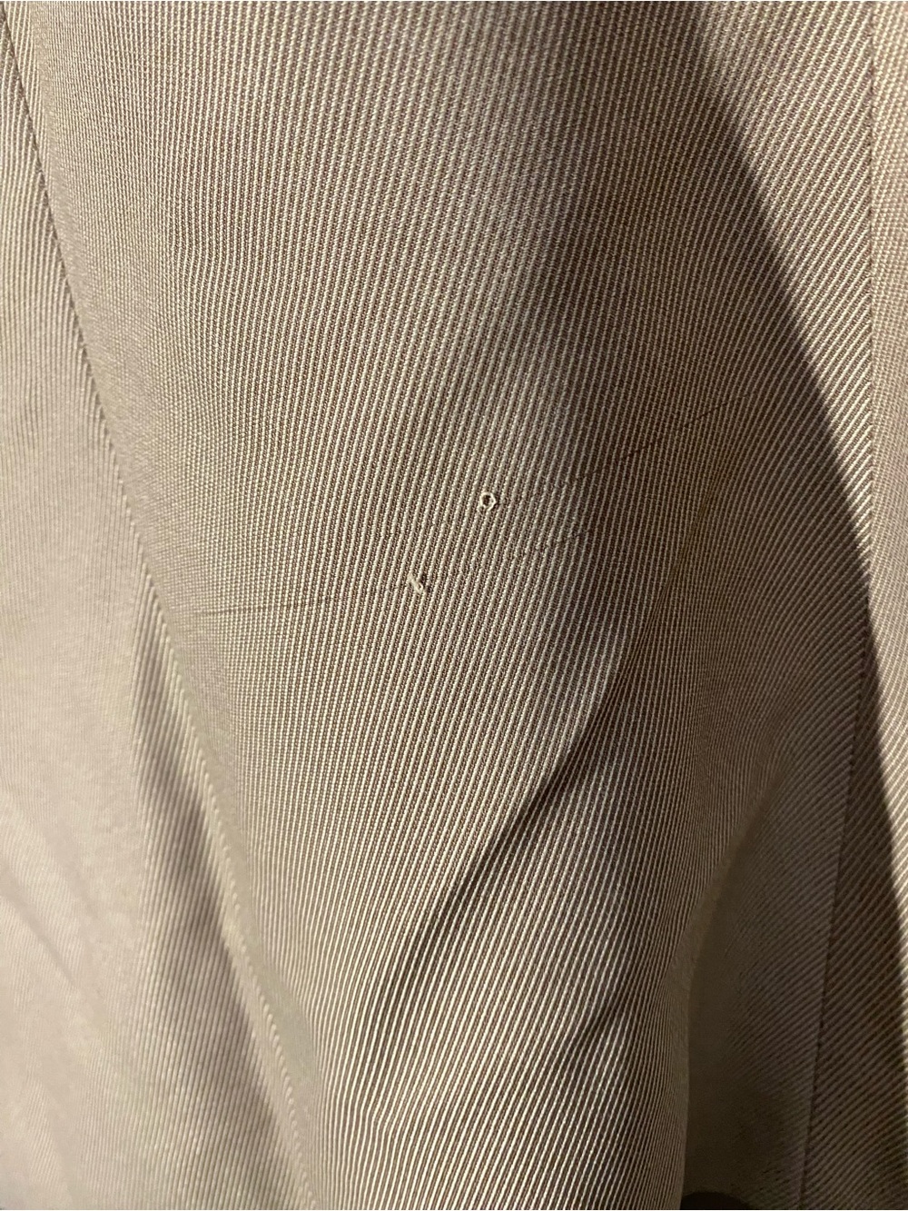 Alfani Womens Beige Tan Blazer Jacket Sz 16 Poly Rayon Single Button Career VTG - Picture 11 of 12